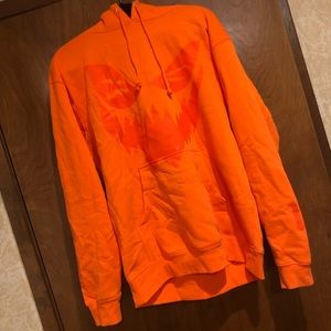 Badwood Hoodie Sweatshirt “Jack-O” Medium Orange